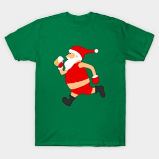 funny beer santa claus christmas T-Shirt